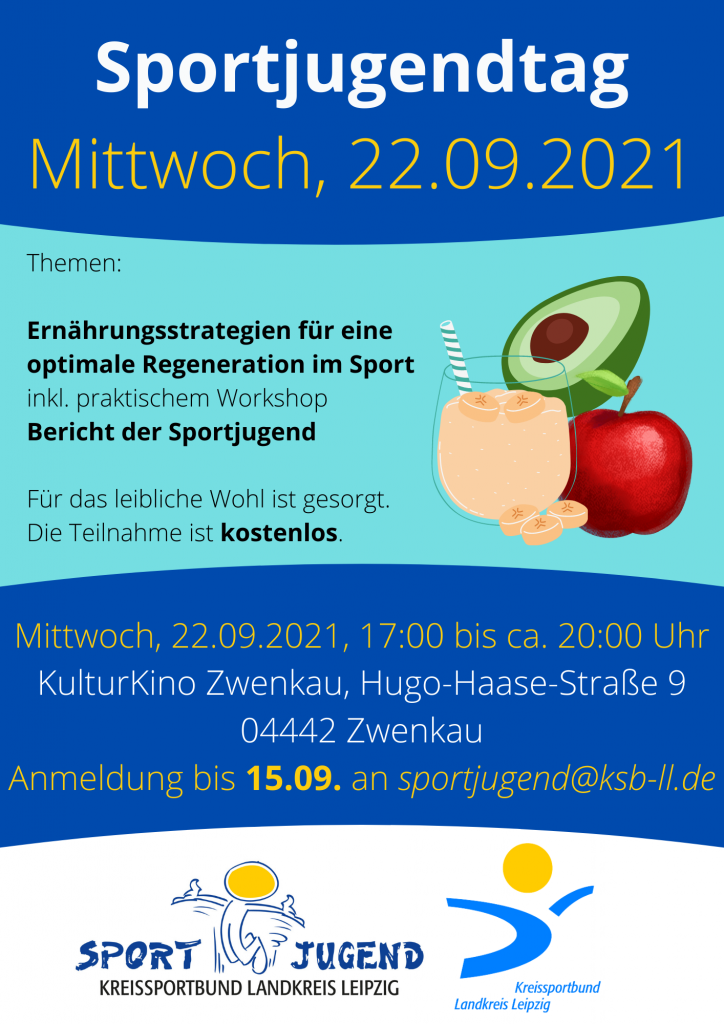 Sportjugendtag Mittwoch, 22.09.2021