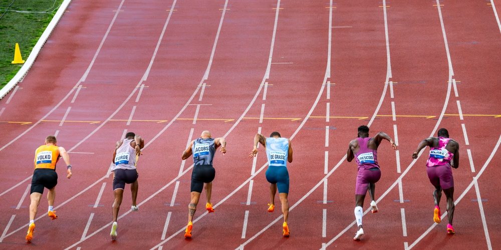 Ostrava,,Czechia,,May,28,,2024:,Elite,Sprinters,Started,From,The
